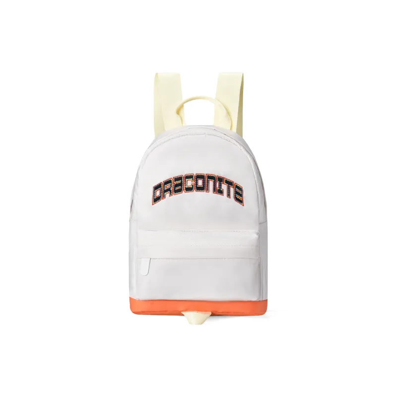 DRACONITE Polyester Student Backpack Unisex Beige-0