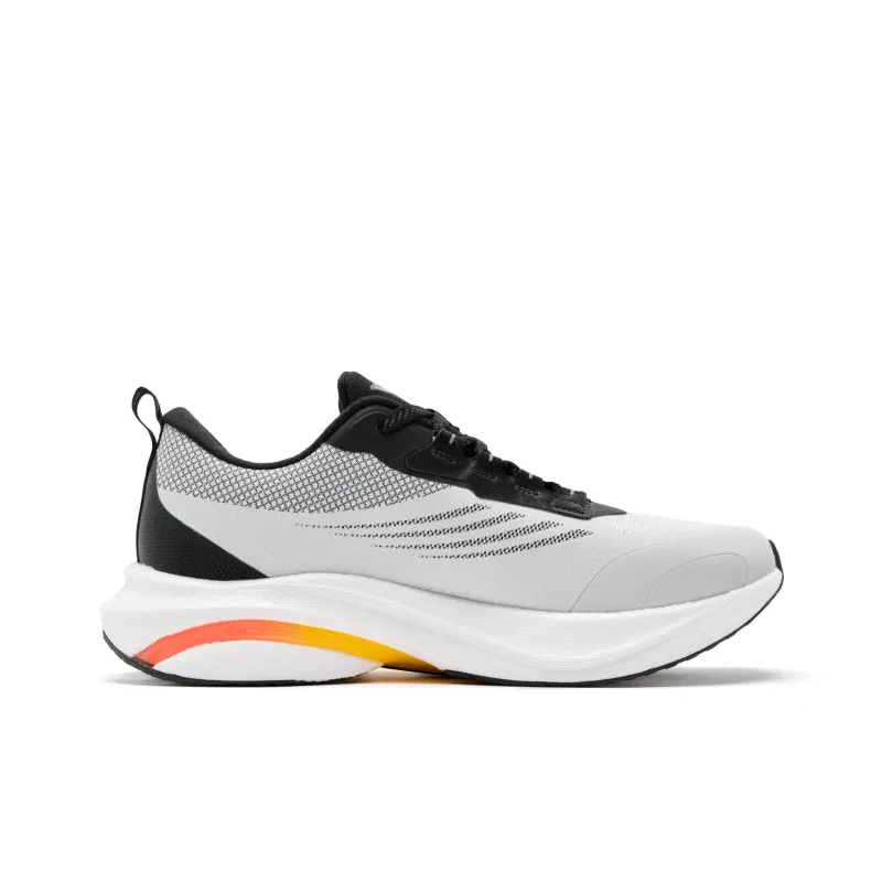 QIAODAN Rain Swallow 4.0 Running Shoes Men Low Top Mist Gray/Black-1