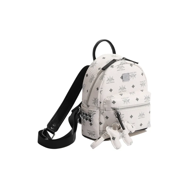 MISS GAIL Synthetic Leather Carry Backpack Tubas Women's Multicolor-1
