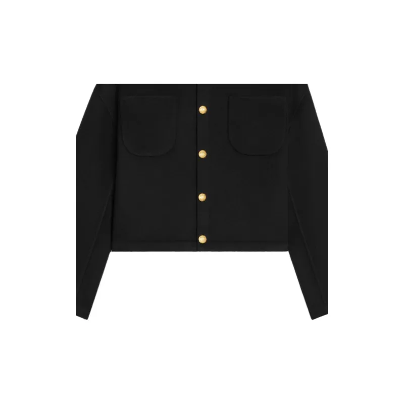CELINE Cardigan Jacket In Double Faced Cashmere-2