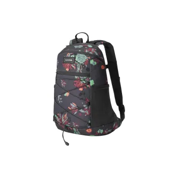 Dakine Polyester Backpack Medium Size Unisex Purple With Flowers