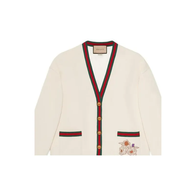 GUCCI Lovelight FW22 Cardigan Coats Women's Ecru Back To School Season-5