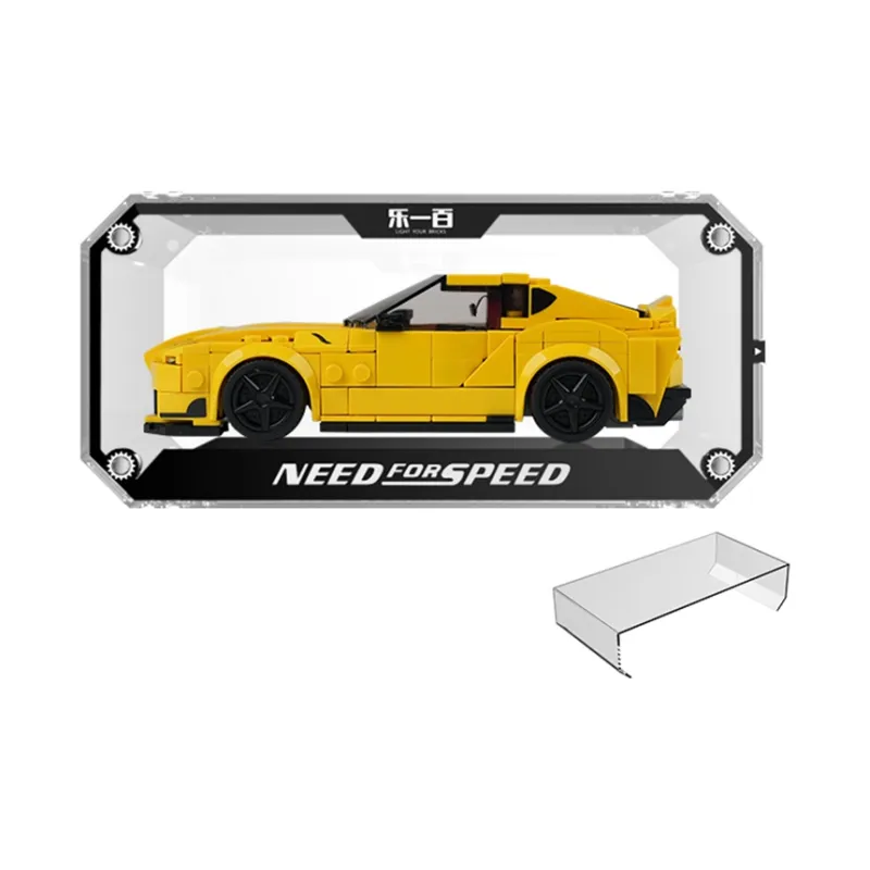 LIGHT YOUR BRICKS Compatibility Building Block SPEED Collection And Alloy Car Model Display Case Model Accessories-10