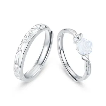 ROGA S999 Fine Silver Rings Unisex