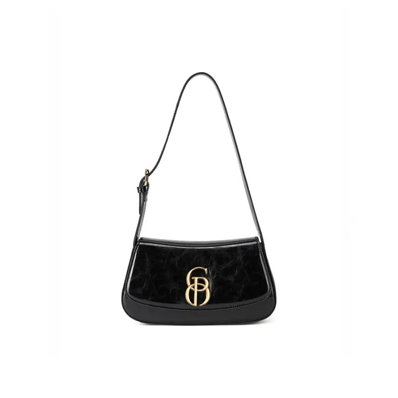 PIERRE CARDIN Oil Wax Cow Leather Crossbody Bag Women's Multicolor-1