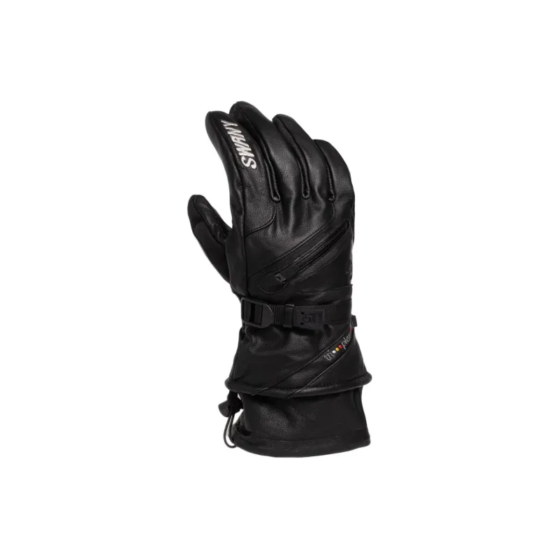 SWANY Leather Sports Gloves Women's Black-0