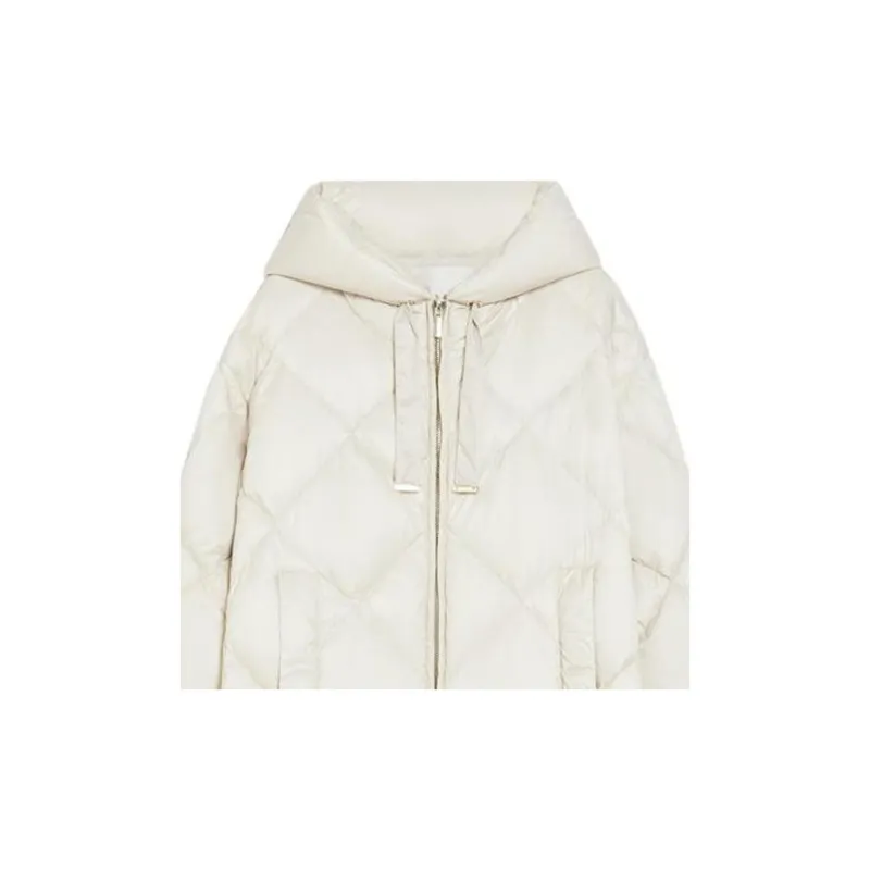 MaxMara Trefe Zip Up Drawstring Parka-4