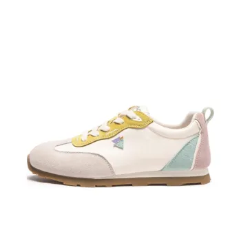 Hotwind Abrasion Resistant Low Top Casual Shoes Women's Beige Yellow