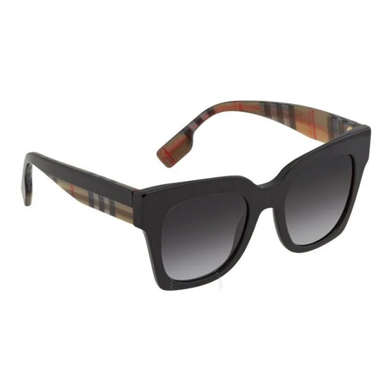 Burberry Acetate Square Sunglasses Women's Black-1