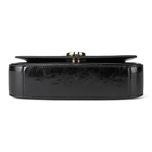 PIERRE CARDIN Oil Wax Cow Leather Crossbody Bag Women's Multicolor-4