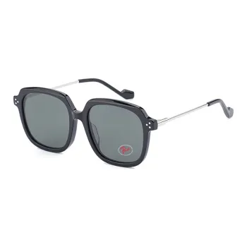 PSACSS Plate Frame Stainless Steel Square Sunglasses Unisex