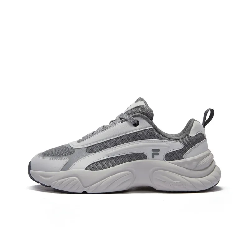 FILA FUSION Conch D Wear resistant And Lightweight Low Top Running Shoes Men's Gray-0