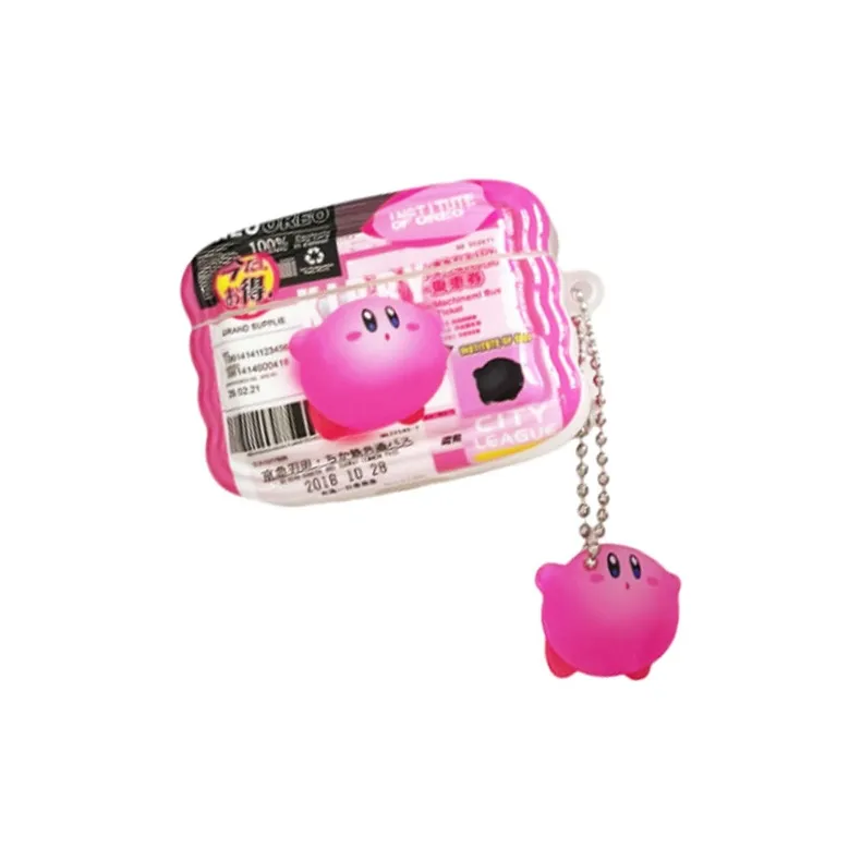 Baohuguang Compatible With AirPods 1/2/3 TPU Cartoon Label Gengar Kirby High Quality Fully Enclosed Headphone Cases-3