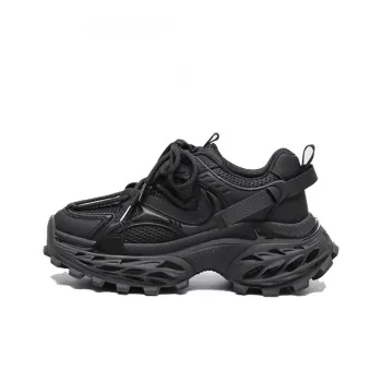 WOOS BOBO Cushioning Coverage Lightweight Height Increasing Low Top Chunky Sneakers Women's