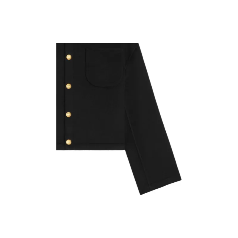CELINE Cardigan Jacket In Double Faced Cashmere-3