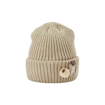 FILA FUSION Acrylic Beanies Unisex Light Brown Gray