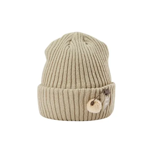 FILA FUSION Acrylic Beanies Unisex Light Brown Gray