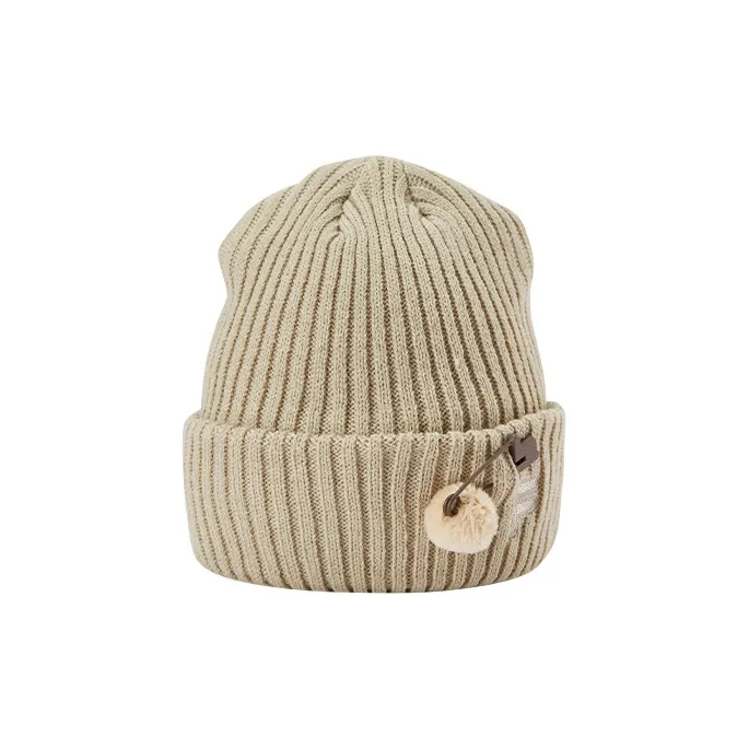 FILA FUSION Acrylic Beanies Unisex Light Brown Gray-0