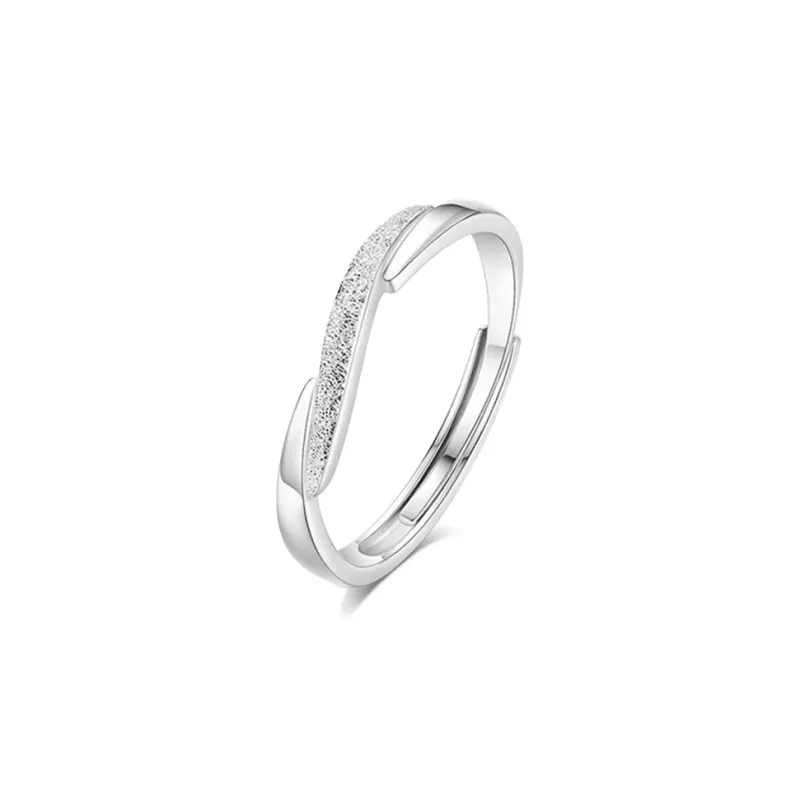 BLANK IN BLANK Sterling Silver Rings Unisex Anniversary Birthday Box-5