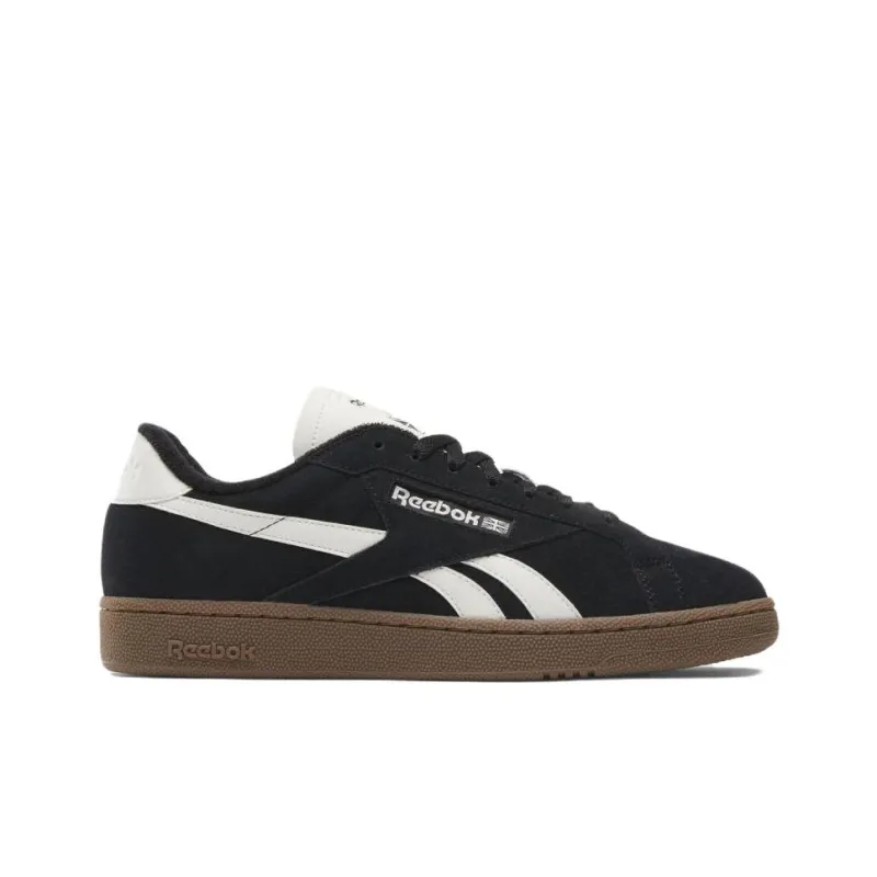 Reebok Club C Anti Slip Wear Resistant Low Top Skateboard Shoes Men's Black-1