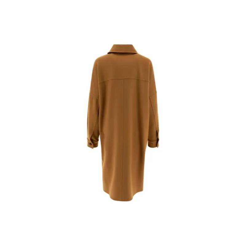 MaxMara Baruffa Button Detailed Oversized Coat-1