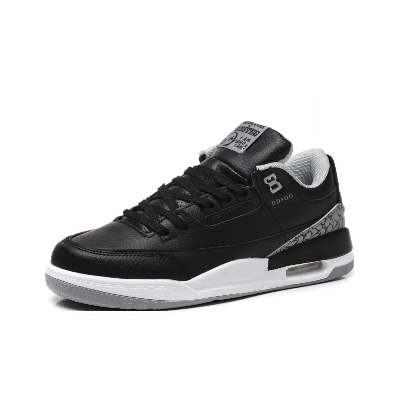 DD&OO Coverage Slip Resistant Waterproof Low Top Skateboard Shoes Unisex White Blue-25