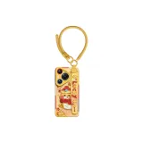 Colored Sycee Oil Paintings Scarf Snake Short Lanyard