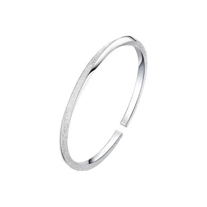 CHINA GOLD S990 Silver Bangles Women's-0