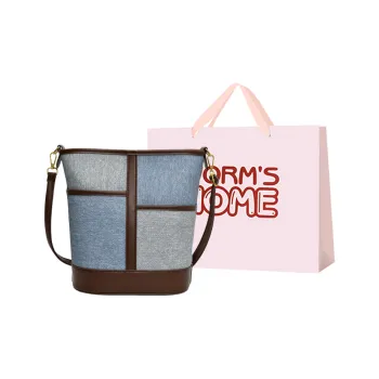 Worm's Home PU Crossbody Bag Women's Black/Coffee