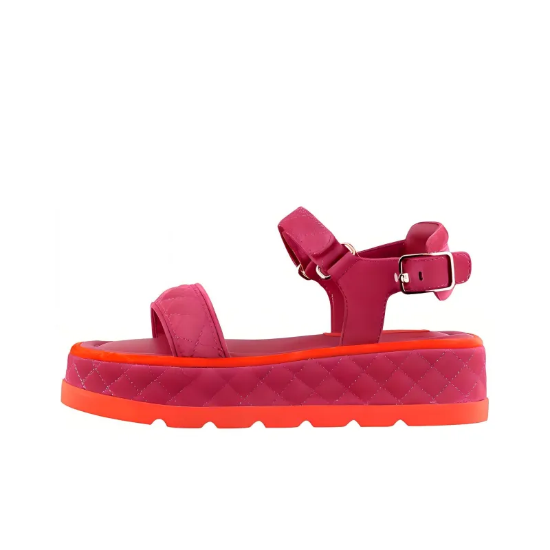 CHANEL Strap Sandals Women's Pink-0