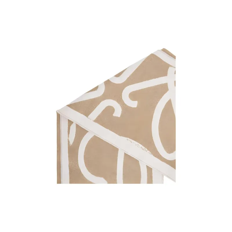 LOEWE Anagram Jacquard Fringed Edge Scarf-2