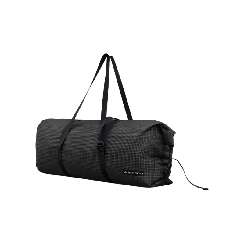 Three Peaks Out Ultra High Molecular Weight Polyethylene Nylon Blend Travel Bag 50L Unisex Black-0