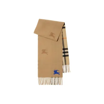 Burberry Ekd Cashmere Reversible Scarf