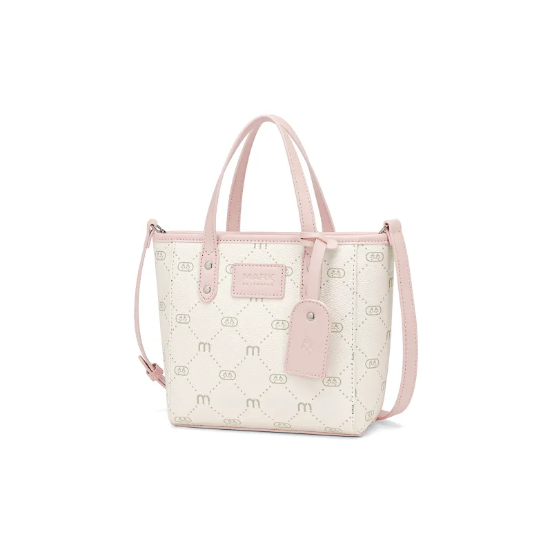 FAIRWHALE Synthetic Leather Sweet Girl Style Preppy Style Crossbody Bag Women's Cherry Blossom Pink-2
