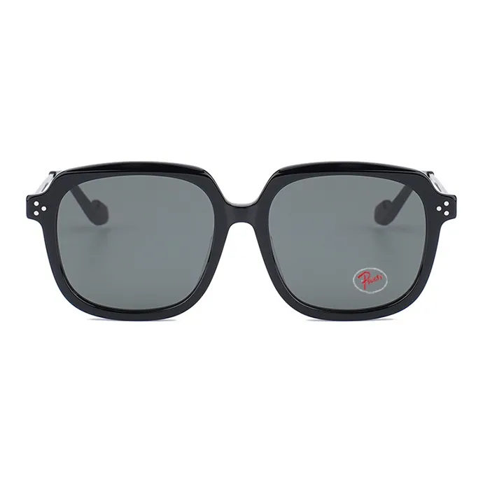 PSACSS Plate Frame Stainless Steel Square Sunglasses Unisex-1