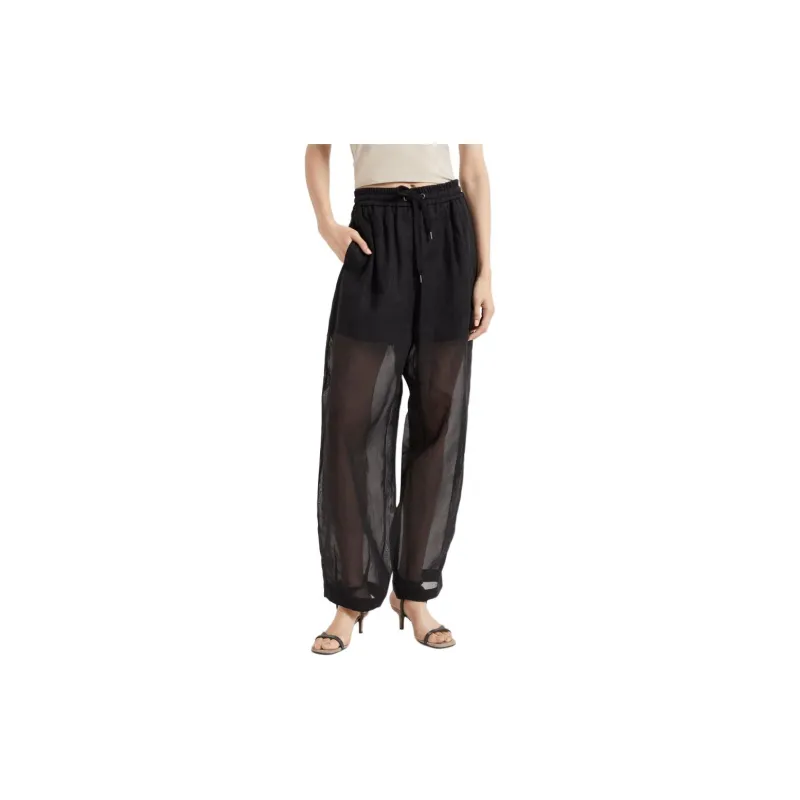 Brunello Cucinelli Organza Track Trousers-2