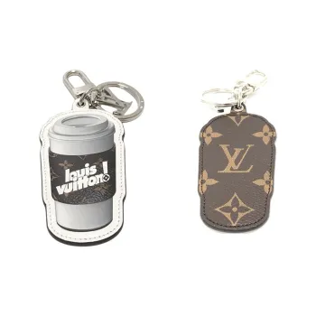 LOUIS VUITTON Everyday Lv Coffee Cup Bag Charm And Key Holder