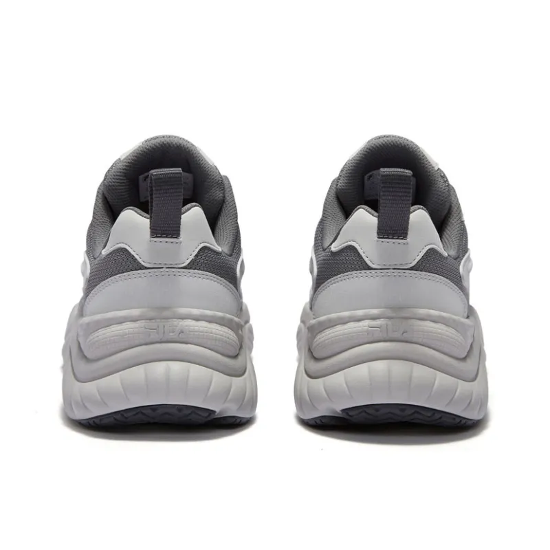 FILA FUSION Conch D Wear resistant And Lightweight Low Top Running Shoes Men's Gray-3