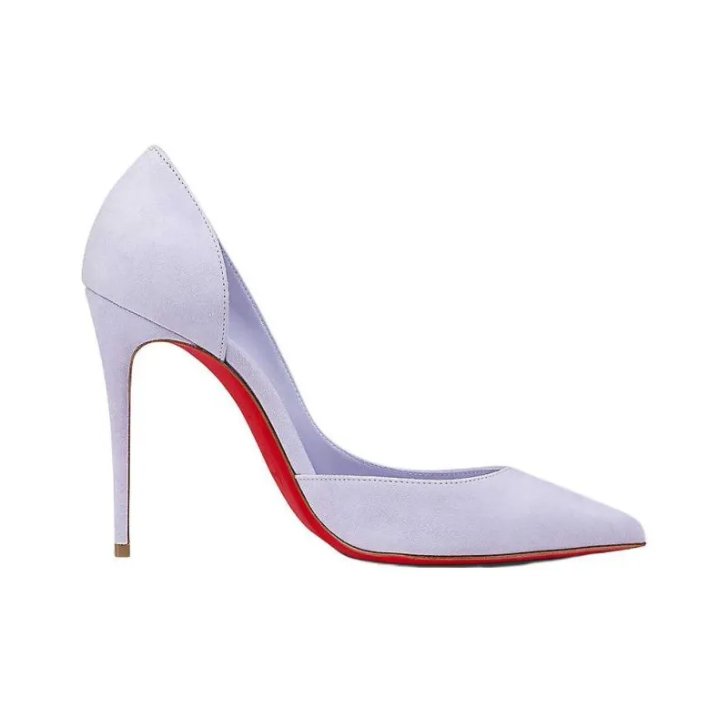 CL Iriza Slim Heel High Heels 10cm Women's Purple-2