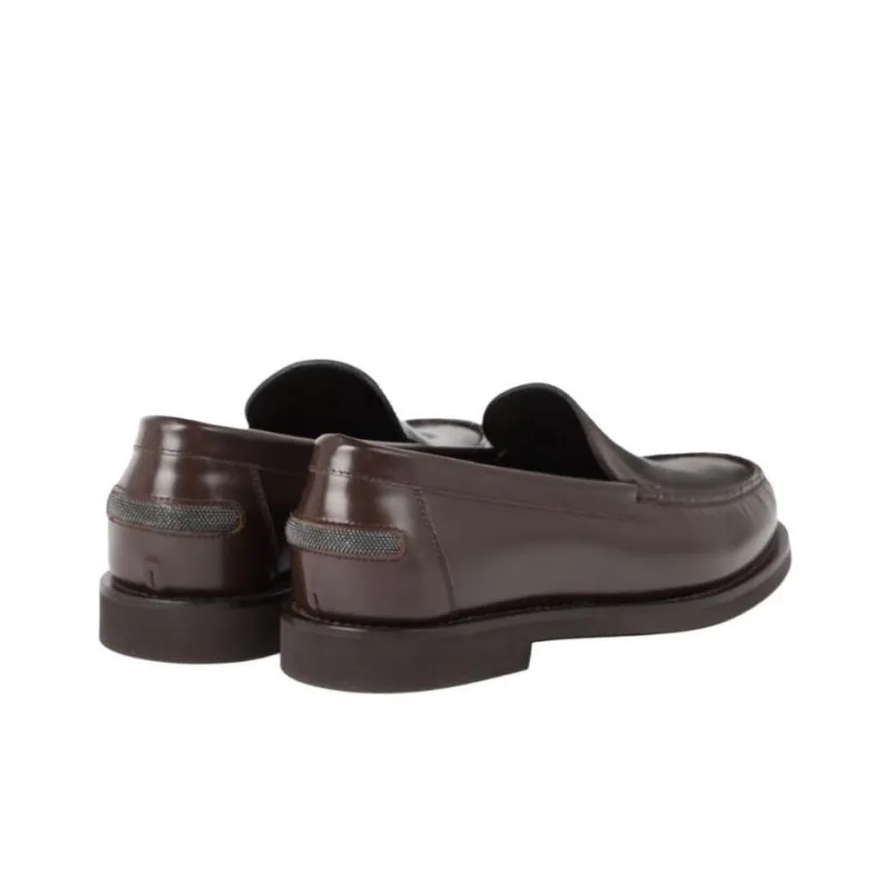 Brunello Cucinelli Leather Loafers Women's-3