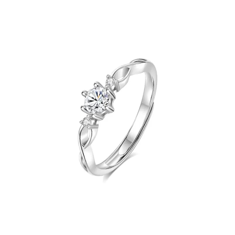 BLANK IN BLANK Sterling Silver Rings Unisex Girlfriend Anniversary Birthday Box-10