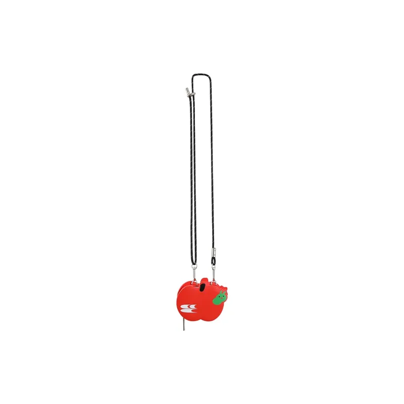 Crying Center PU Crossbody Earphone Case Mini Unisex Red-1