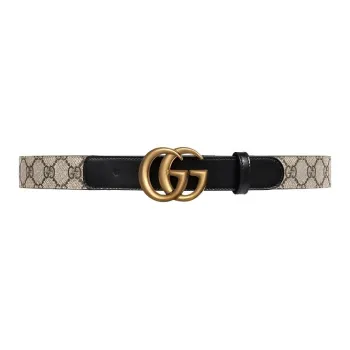 GUCCI Gg Belt Double G Buckle 1 Width