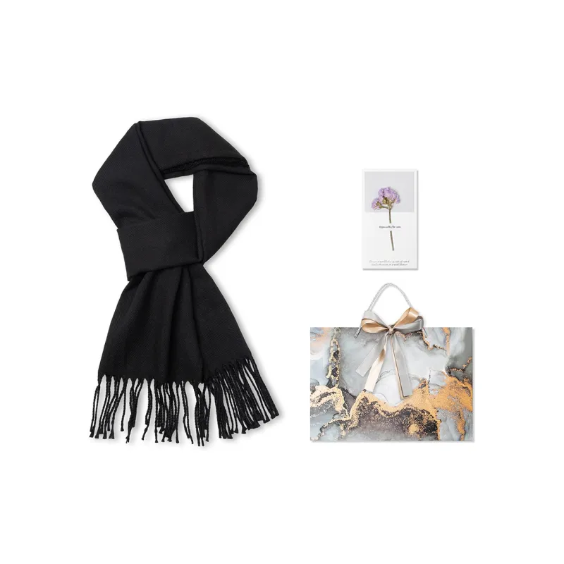 BAIJUAN Knit Scarves Unisex-10