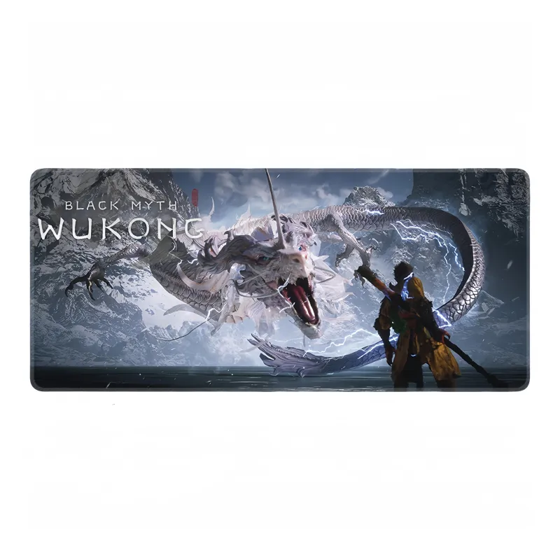 Under Black Myth Guan Yu Extra Large Laptop Stand Dormitory Desktop Esports Gaming Mouse Pads-10