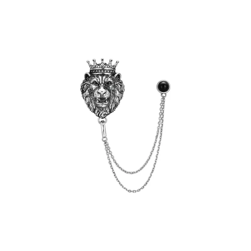 MYSH 925 Sterling Silver Brooches Men's-0