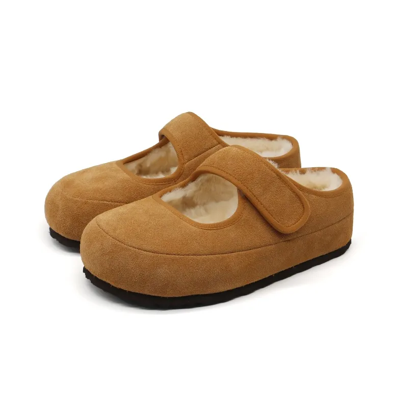 BEFFON Rubber Sole Abrasion Resistant Slip Resistant Wrap toe Slippers Women's-2