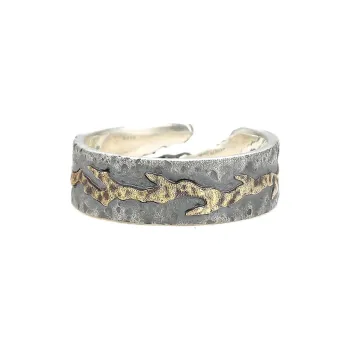 Ruibeila 925 Sterling Silver Rings Men's