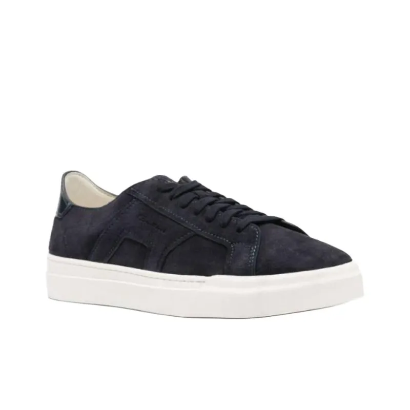 Santoni Round Toe Lace Up Sneakers-2