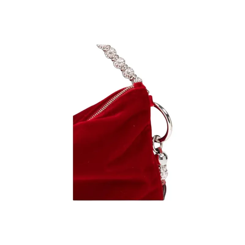 Jimmy Choo Callie Velvet Clutch Bag-3